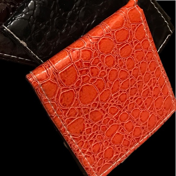 Vintage Men’s FAUX Crocodile Skin Pattern Wallet - Picture 11 of 14